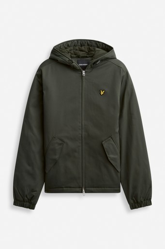 Padded hooded jacket