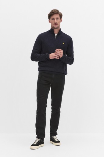 Lambswool zip jumper