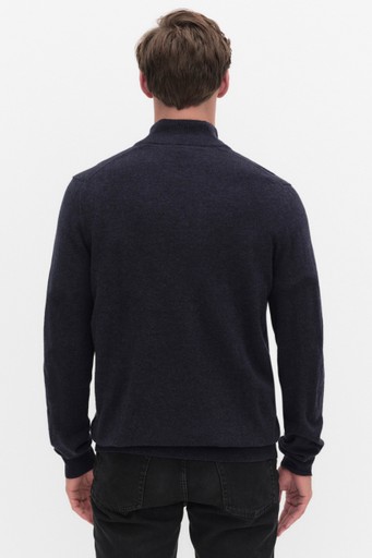 Lambswool zip jumper