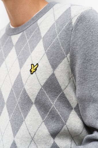 Argyle jumper