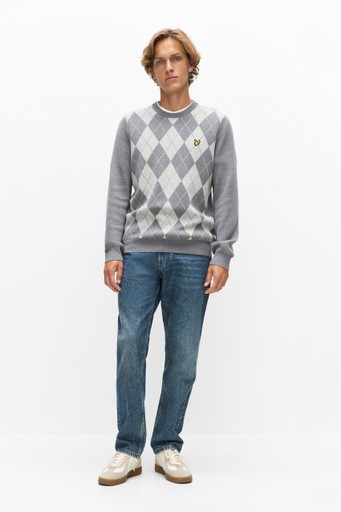 Argyle jumper