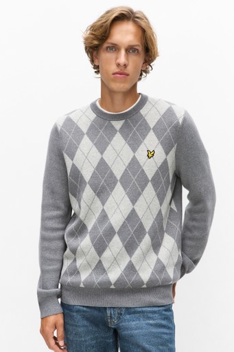 Argyle jumper