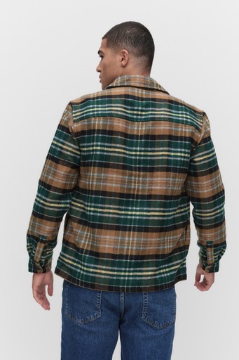 Check flannel oshirt