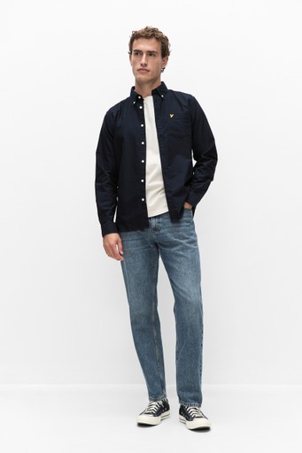 Plain oxford shirt