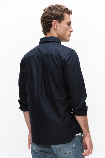 Plain oxford shirt