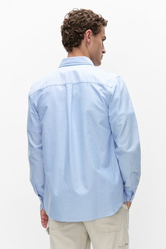 Plain oxford shirt