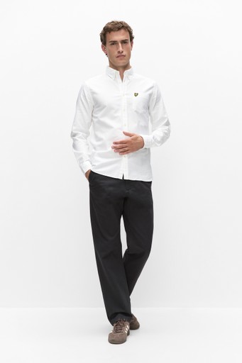 Plain oxford shirt
