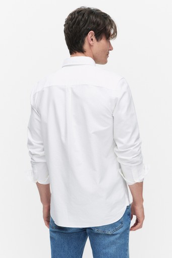 Plain oxford shirt