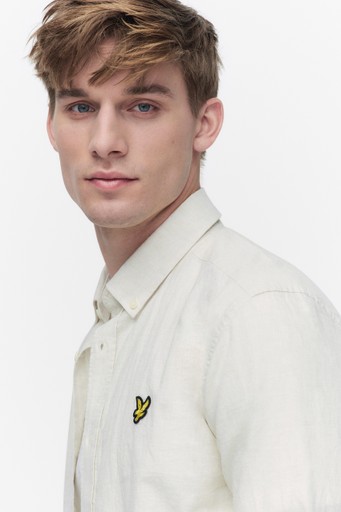 Linen oxford shirt