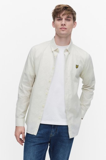 Linen oxford shirt