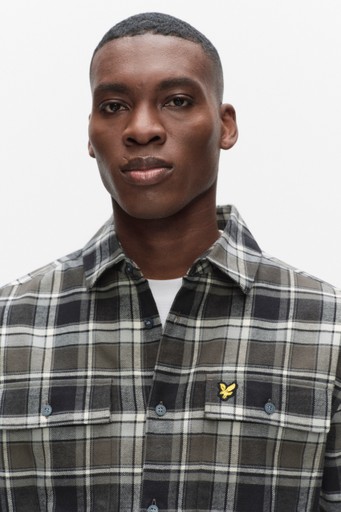 Brushed check shirt