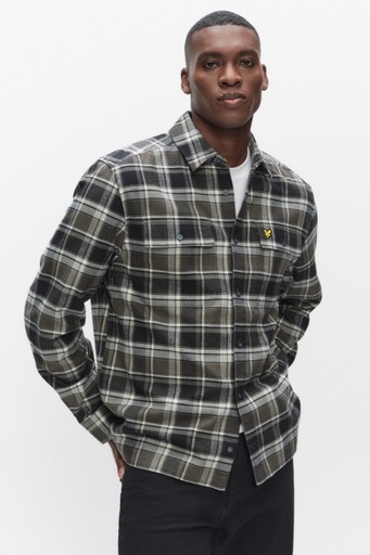 Brushed check shirt