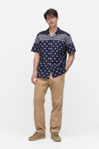 Scarf print ss shirt