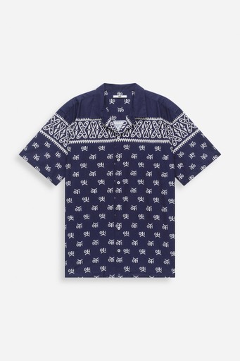 Scarf print ss shirt