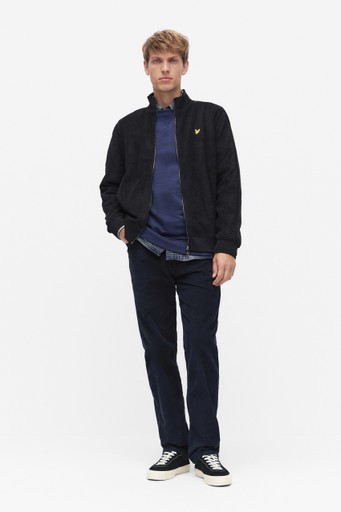 Fleece track jacket