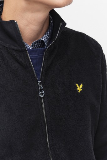 Fleece track jacket