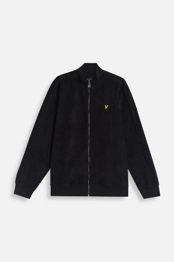 Fleece track jacket