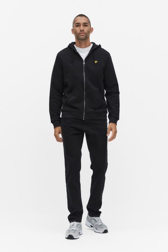 Zip through hoddie