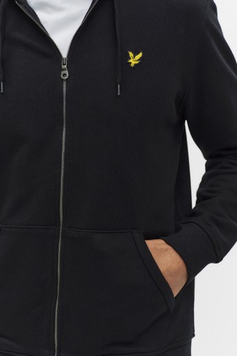Zip through hoddie