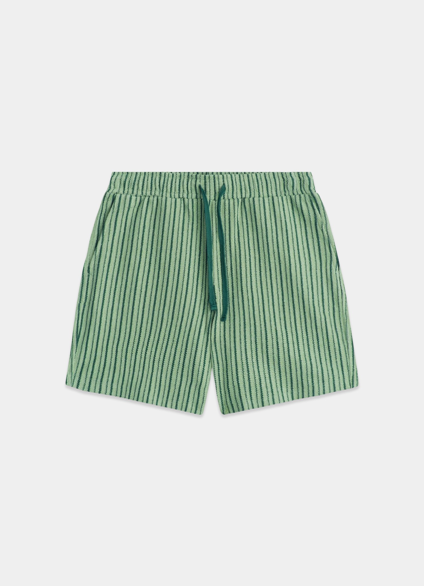 Grønstribede shorts til herre fra MQ Marqet.