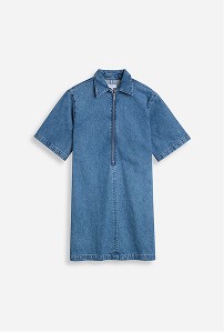 Naisten denim-mekko.