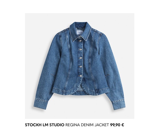 Naisten denimtakki.