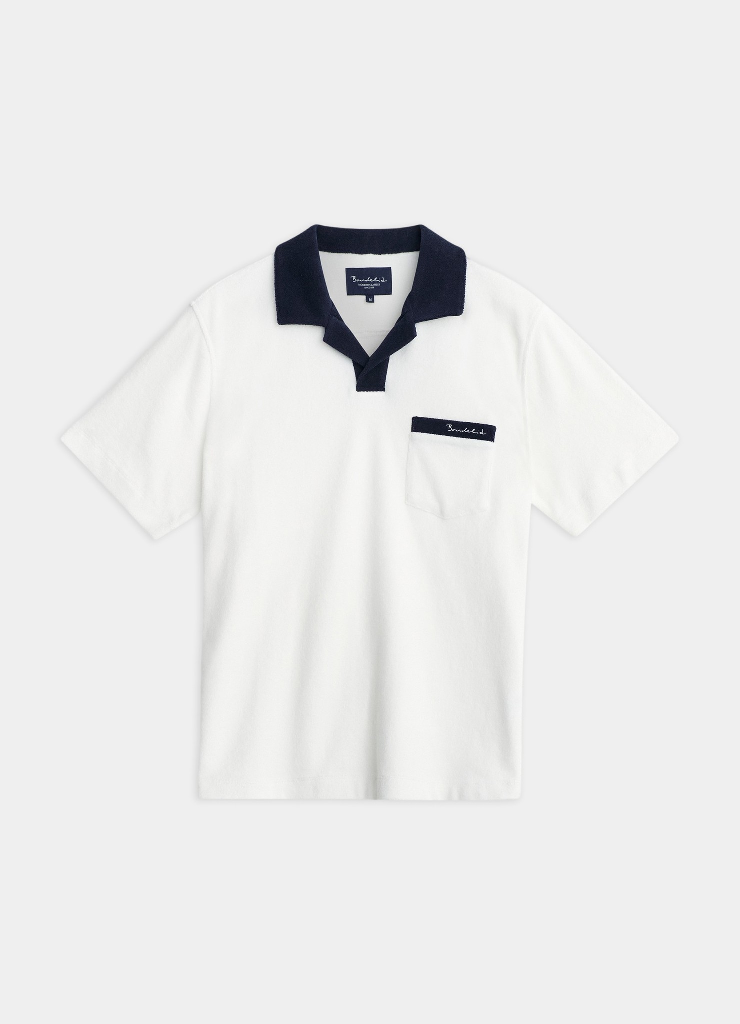 Hvid poloshirt fra Bondelid.