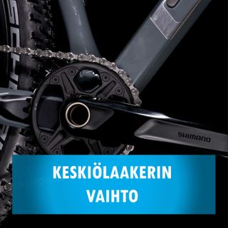 Keskiölaakerin vaihto Keskiölaakerin vaihto