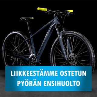Liikkeestämme ostetun pyörän ensihuolto Liikkeestämme ostetun pyörän ensihuolto