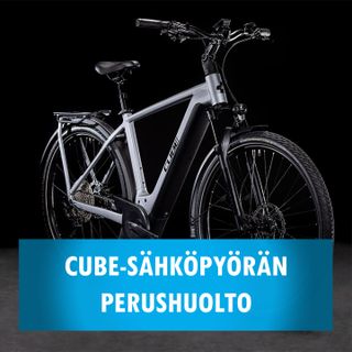 Cube-sähköpyörän perushuolto Cube-sähköpyörän perushuolto