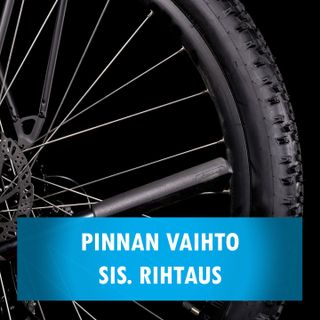 Pinnan vaihto sis. rihtaus Pinnan vaihto sis. rihtaus