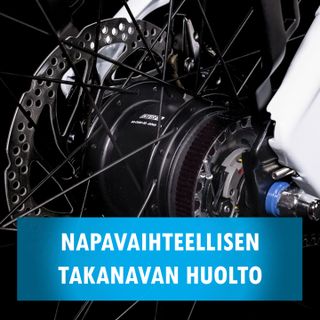 Napavaihteellisen navan huolto Napavaihteellisen navan huolto