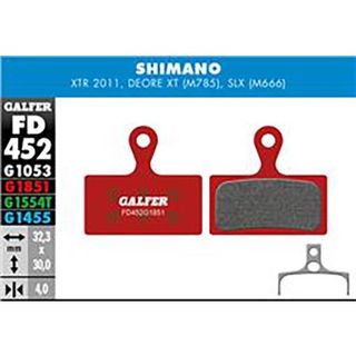 Galfer jarrupala Advanced Shimano XT ja XTR Shimanon 2-mäntäiseen jarruun