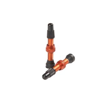 NoTubes Alumiininen tubeless venttiili oranssi