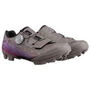 Shimano Naisten Pyöräilykenkä SH-RX600 Gravel  harmaa ja violetti