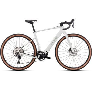 CUBE Nuroad Hybrid C:62 Race 400X Gravel sähköpyörä desertstone´n´green