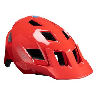 Leatt MTB AllMtn 1.0 Jr V22 Nuorten pyöräilykypärä punainen