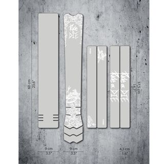 Dyedbro Rungon Suojateippi Standard Universal MTB Dyedbro Rungon Suojateippi Standard Universal MTB Ride or Die White