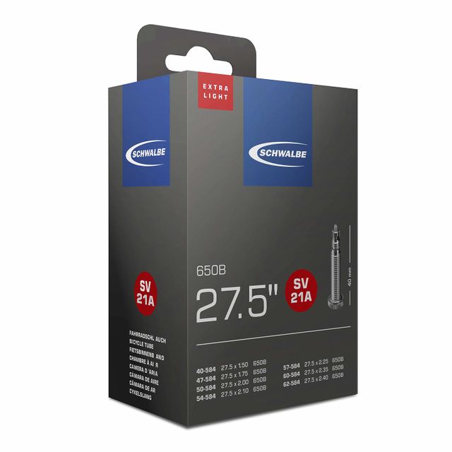 Schwalbe SV21A Extra Light 27.5' sisärengas presta 40mm