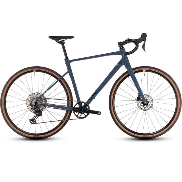 Cube Nuroad EX Gravel-pyörä. Värinä whale´n´black.
