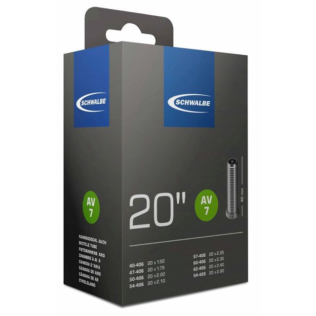 Schwalbe Sisärengas AV7  20" 40-62x406 Schrader 40 mm