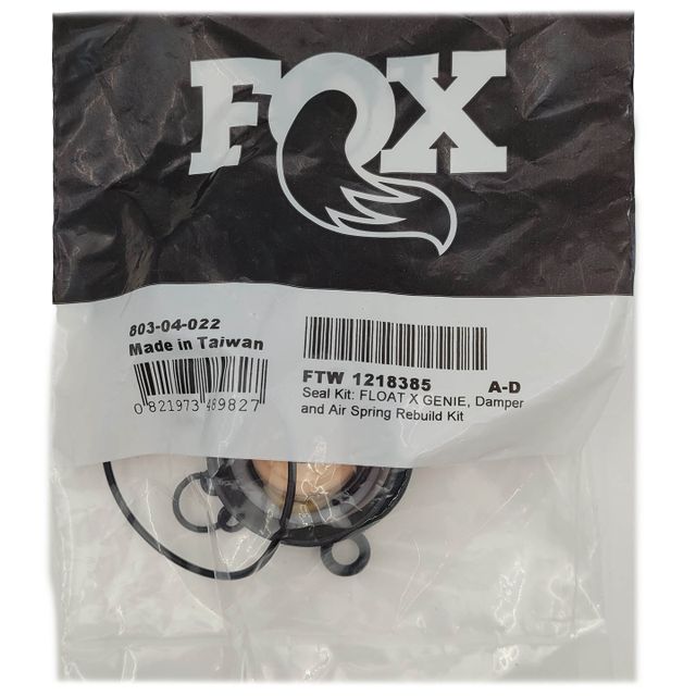 FOX 803-04-022 Seal Kit: FLOAT X GENIE, Damper and Air Spring Rebuild Kit