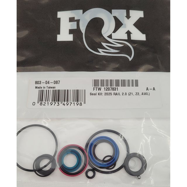FOX 803-04-087 Seal Kit: 2025 RAIL 2.0 (Z1, Z2, AWL)