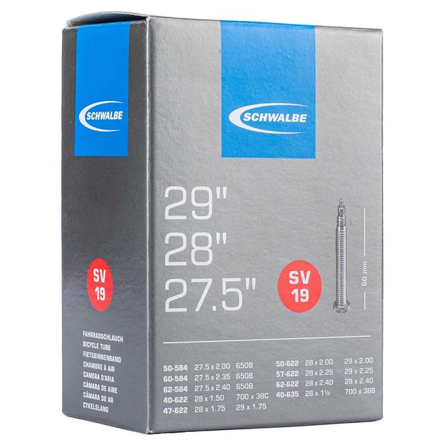 Schwalbe SV19 Presta 60 mm 27,5-29" x 1.6-2.4" (40-62x584-635) sisärengas