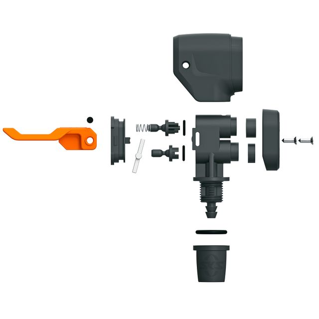 SKS Multivalve Easy Head polkupyörän pumpun suutin