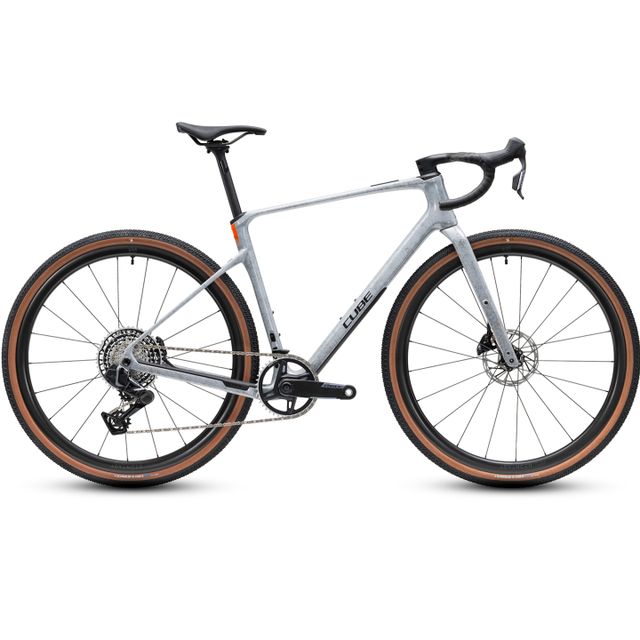 CUBE Nuroad C:62 EXC 2027 gravel-pyörä wolf´n´fibre-värissä