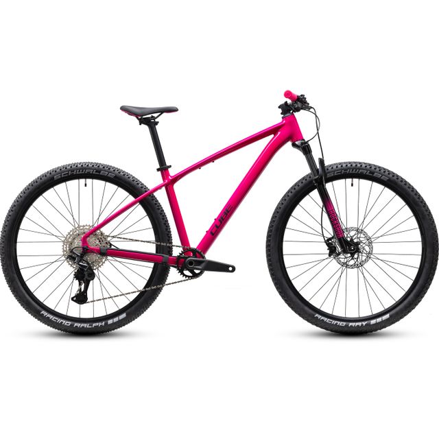 CUBE Reaction Pro 2027 maastopyörä fuchsia´n´black-värissä