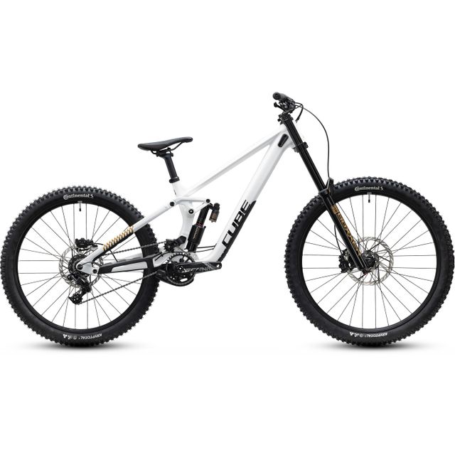 CUBE TWO15 Race 2027 DH-Pyörä powdergold´n´black-värissä