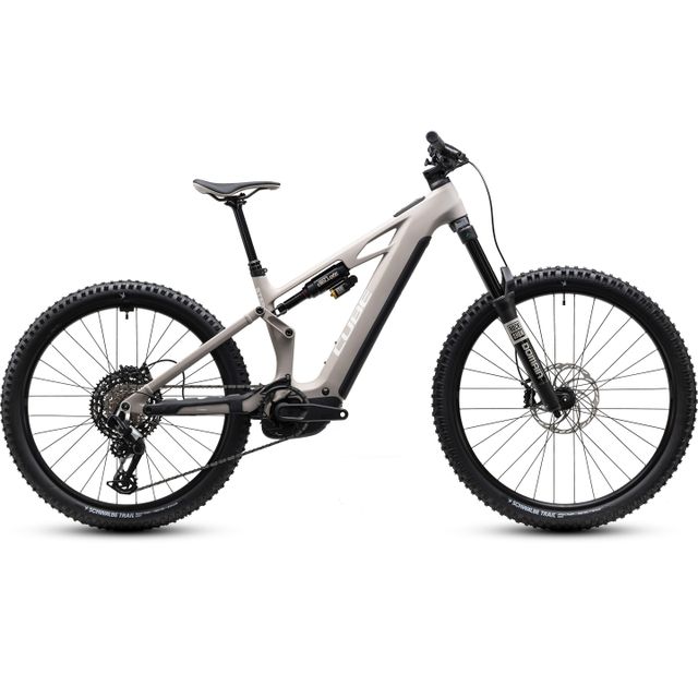CUBE Stereo Hybrid ONE77 HPC Race 800 2027 sähköpyörä värinä oatgrey´n´yellow