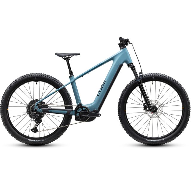 CUBE Reaction Hybrid Rookie 540 2027 nuorten sähköpyörä värinä surfblue´n´black